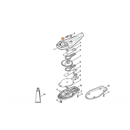 STIHL   Tabliczka ostrzegawcza 0000 967 3730